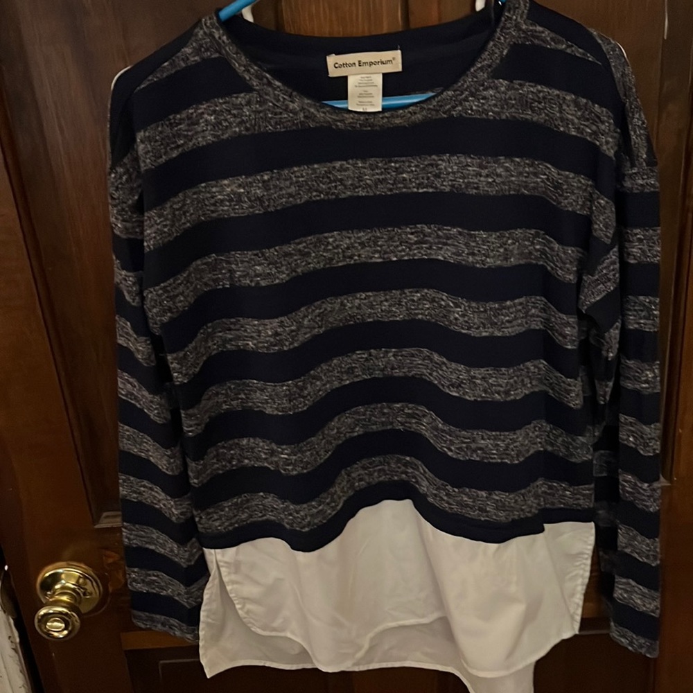 Long sleeve striped shirt